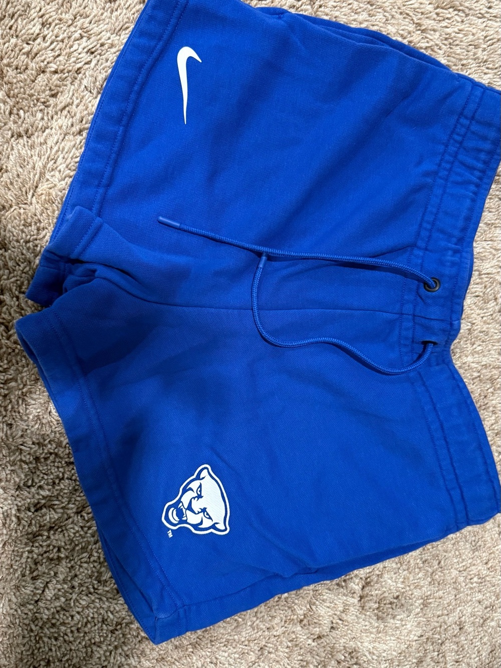 Nike Blue Sweat Shorts with Pitt Panther Logo